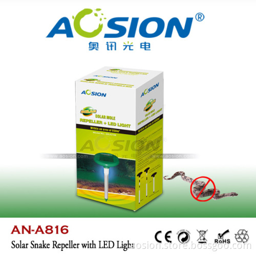 Advanced Solar Ultrasonic Snake Repeller with LED Light